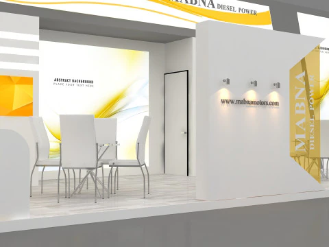 Exhibition booth tradeshow 3D Model
