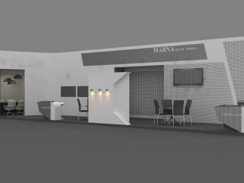 Exhibition booth tradeshow 3D 모델
