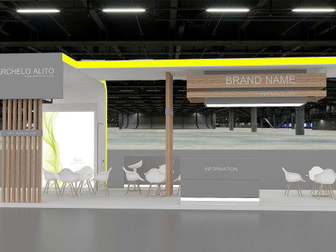Exhibition booth tradeshow 3D Modell