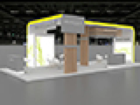 Exhibition booth tradeshow 3D Model