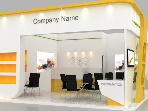 booth exhibition 3D Model