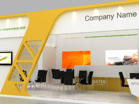 booth exhibition 3D Model