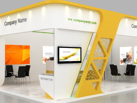 booth exhibition 3D Model