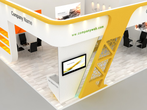 booth exhibition 3D Model