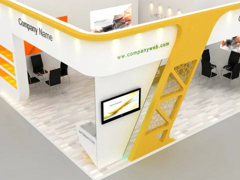 booth exhibition 3D Model