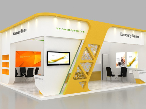 booth exhibition 3D Model