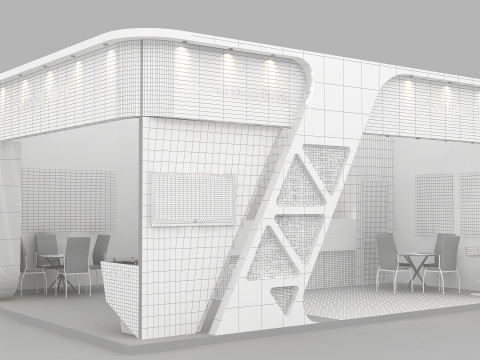 booth exhibition 3D Model