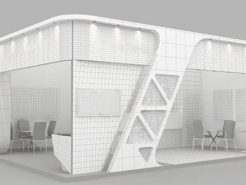booth exhibition 3D Model