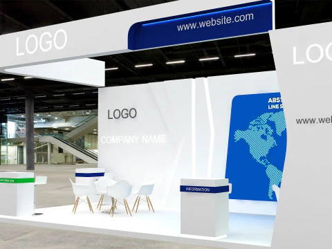 3D Exhibition Stand 3D Model