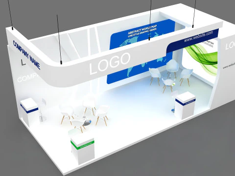 3D Exhibition Stand 3D Model