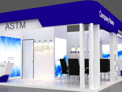 3D Trade Show Booth Design 3D Model
