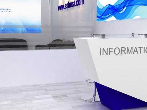 3D Trade Show Booth Design 3D Model
