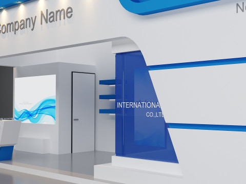 3D Exhibition Booth Model 3D Модель