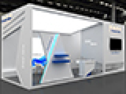 3D Exhibition Stand 3D Model