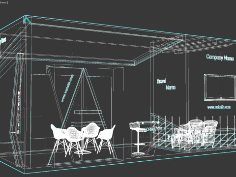 3D Exhibition Stand 3D Model