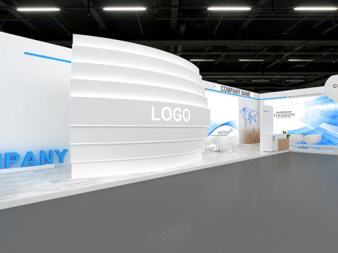 Exhibition booth tradeshow 3D 模型