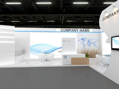 Exhibition booth tradeshow 3D 模型