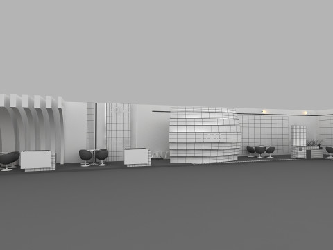 Exhibition booth tradeshow 3D 模型
