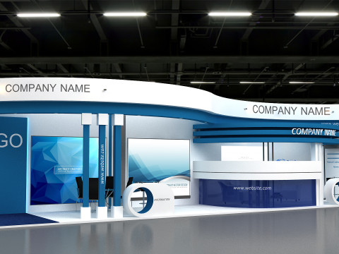 3D Exhibition Stand 3D 모델