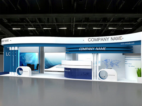 3D Exhibition Stand 3D Model
