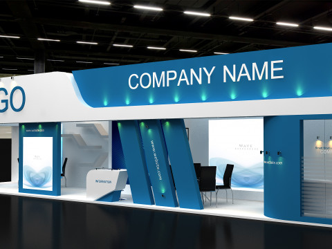 3D Exhibition Stand Modelo 3D