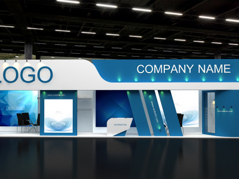 3D Exhibition Stand Modelo 3D