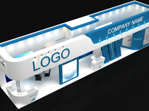 3D Exhibition Stand Modelo 3D