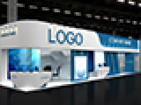 3D Exhibition Stand Modelo 3D