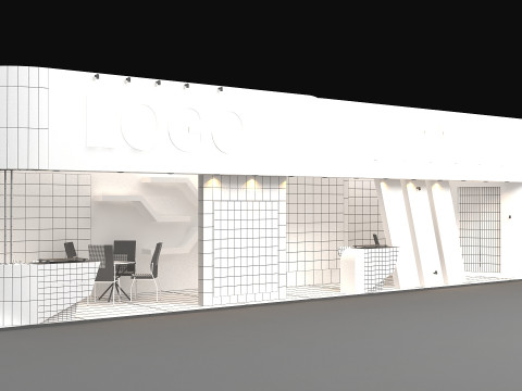 3D Exhibition Stand Modelo 3D