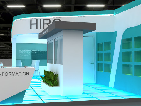 3D Trade Show Booth Design Model 3D