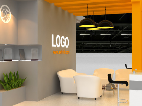 Exhibition booth tradeshow 3D Model