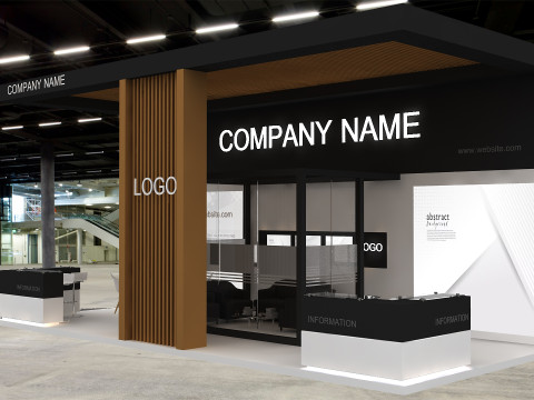 3D Booth Design Model 3D