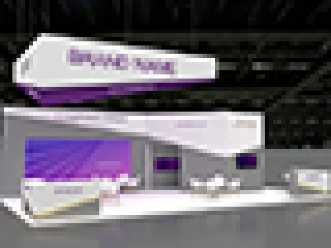 Exhibition booth tradeshow Modelo 3D