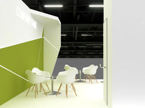 3D Exhibition Booth Model 3D Model