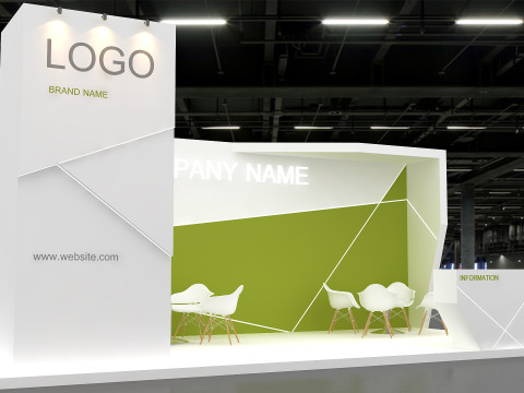 3D Exhibition Booth Model Model 3D