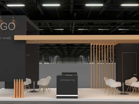 3D Trade Show Booth Design Modelo 3D