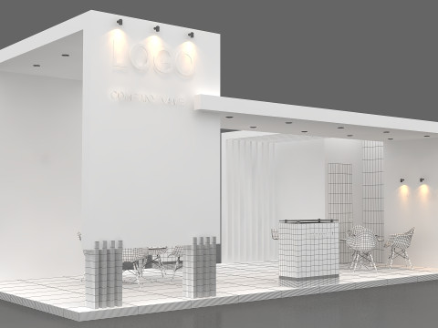 3D Trade Show Booth Design Modelo 3D