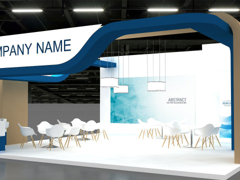 Exhibition booth tradeshow 3D Model
