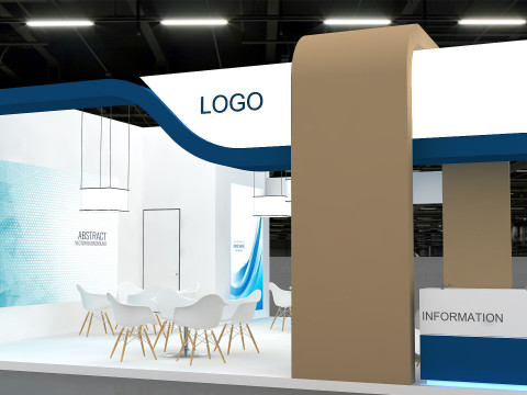 Exhibition booth tradeshow 3D Model