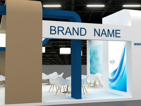 Exhibition booth tradeshow 3D Model
