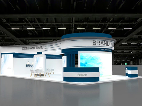 3D Exhibition Booth Design 3D Model