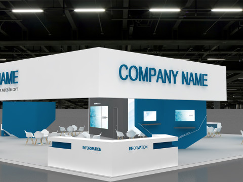 3D Exhibition Stand 3D-Modell