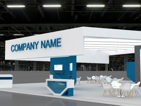 3D Exhibition Stand 3D-Modell