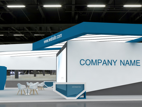 3D Exhibition Stand 3D-Modell