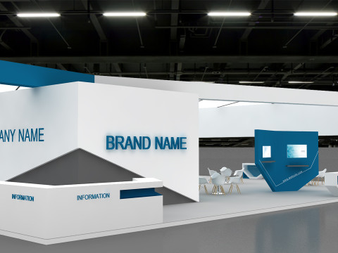 3D Exhibition Stand 3D-Modell