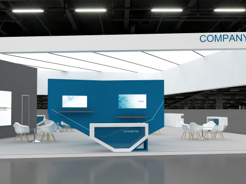 3D Exhibition Stand 3D-Modell