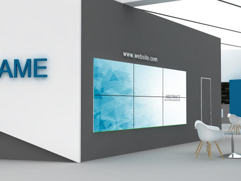 3D Exhibition Stand 3D-Modell