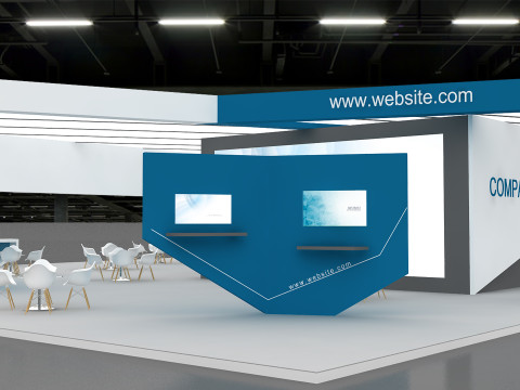 3D Exhibition Stand 3D-Modell