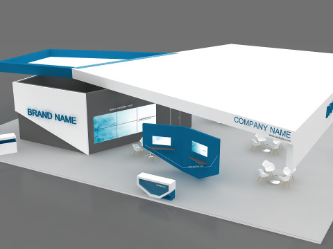 3D Exhibition Stand 3D-Modell