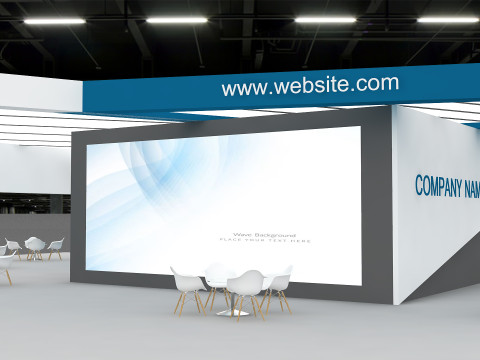 3D Exhibition Stand 3D-Modell